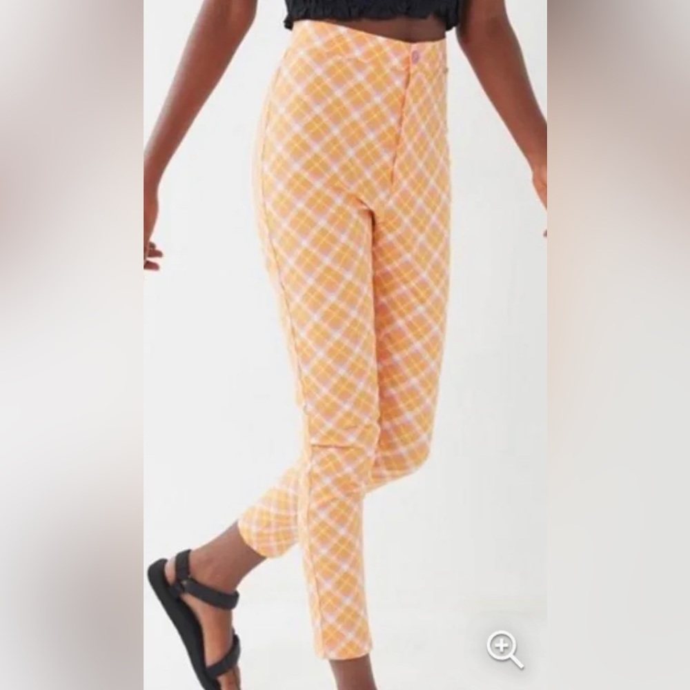 NWT Urban Outfitters Orange & Purple Print Pants